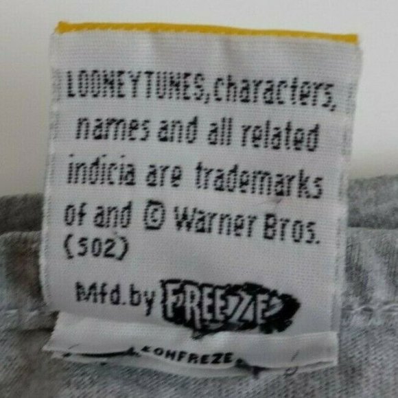 Vintage Freeze Looney Tunes Tweety Bird " I Make The Rules" Baseball Jersey 3XL - Picture 5 of 5